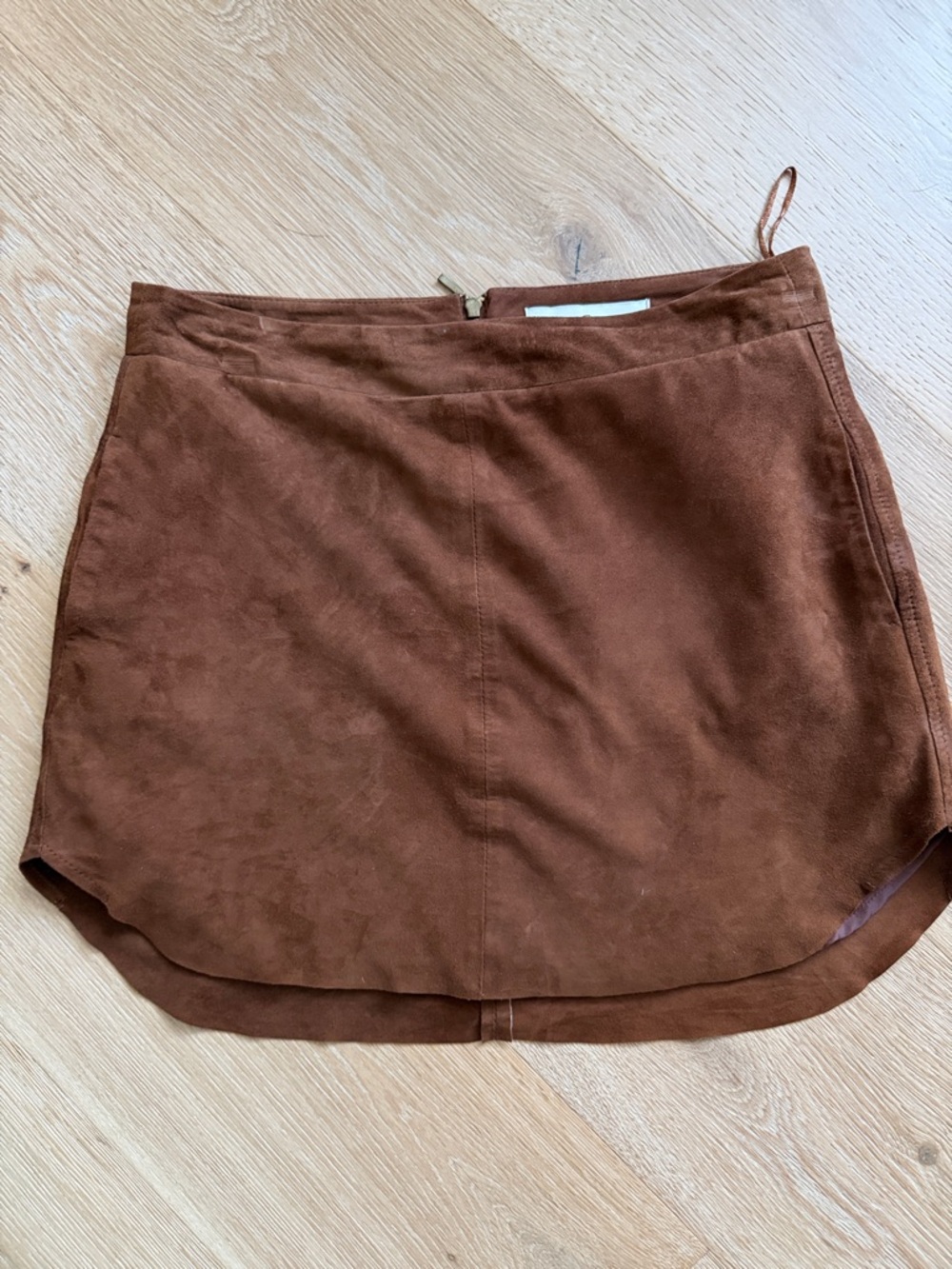 Karina Grimaldi Suede Brown Mini Skirt - Women